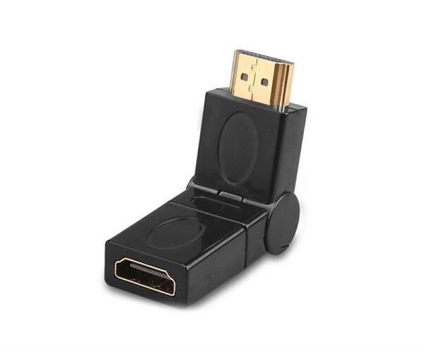  ADAPTADOR HDMI HEMBRA PARA HDMI MACHO DE ANGULO AJUSTABLE