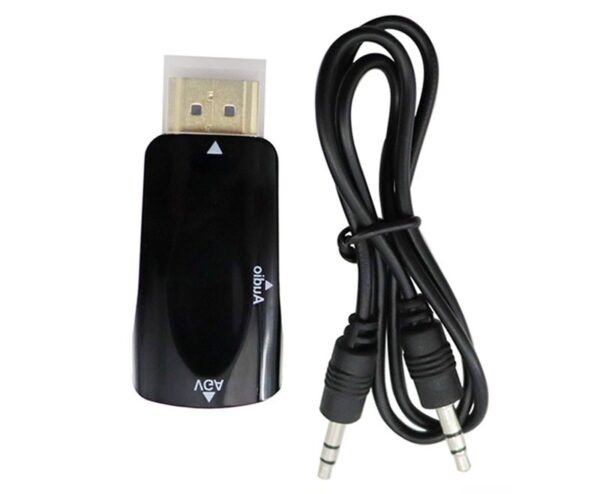 ADAPTADOR CONVERSOR HDMI MACHO PARA VGA HEMBRA