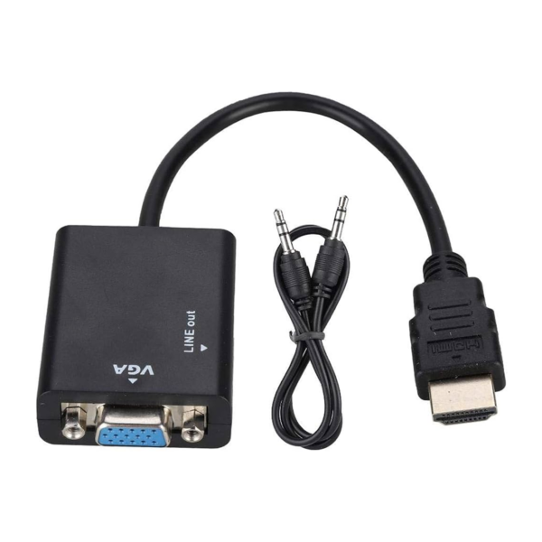 CABO ADAPTADOR/CONVERSOR HDMI MACHO PARA VGA HEMBRA