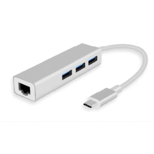 HUB USB-C a RJ45 10/100/1000MBPS + 4 USB 3.0