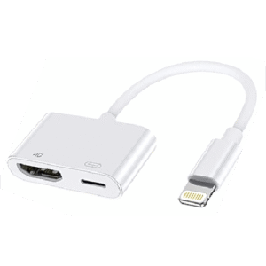 Adaptador LIGHTNING a HDMI + LIGHTNING OTG