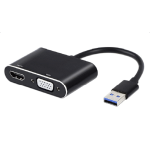Cable Conversor USB 3.0 a HDMI+VGA