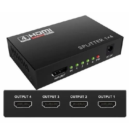 SPLITTER HDMI 1x4 FHD 1080