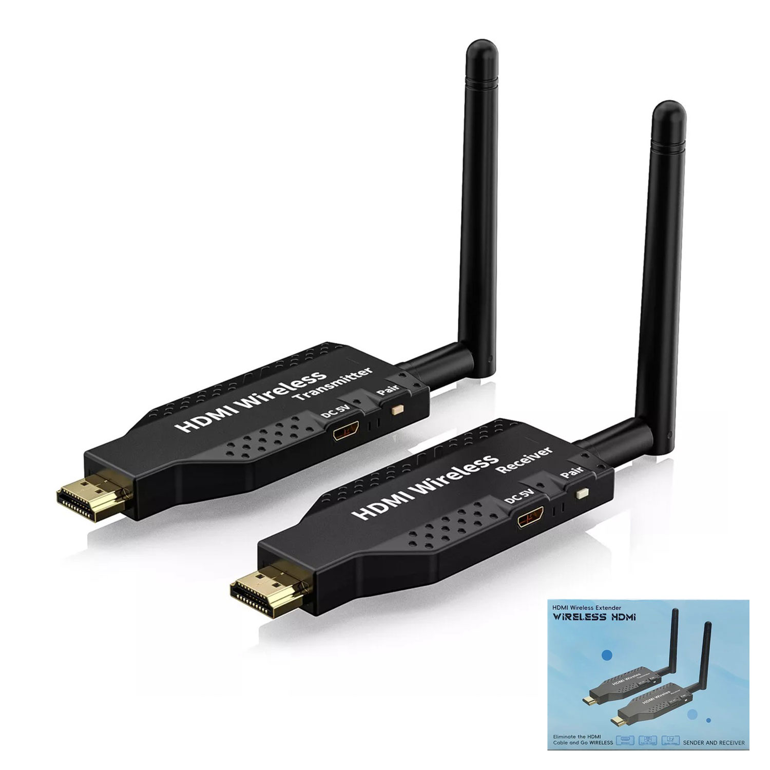WIRELESS EXTENDER HDMI 50mts FHD 1080P