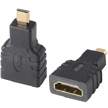 Adaptador MICRO HDMI macho a HDMI hembra