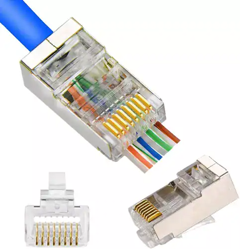 Puntas RJ45 CAT6 de metal