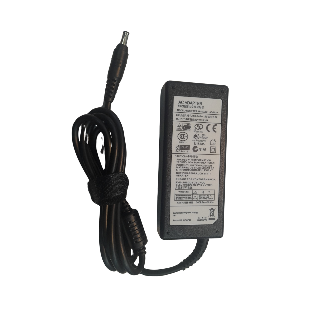 Cargador SAMSUNG 19.5V 3.16A (5.5x3.0mm) 65W