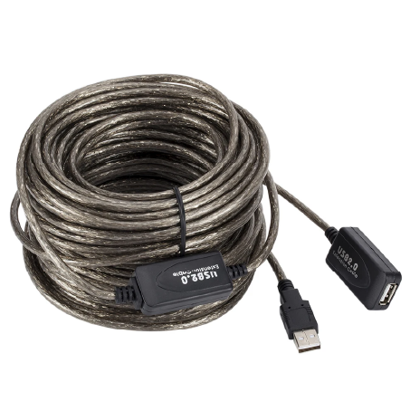 Cable Extensor USB 2.0 con amplificador 15mts