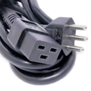 Cable de Fuerza C19 padron Brasil 3x2.5mm 20A 1.5mts