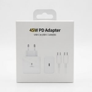 Cargador USB-C 45w con cable Blanco